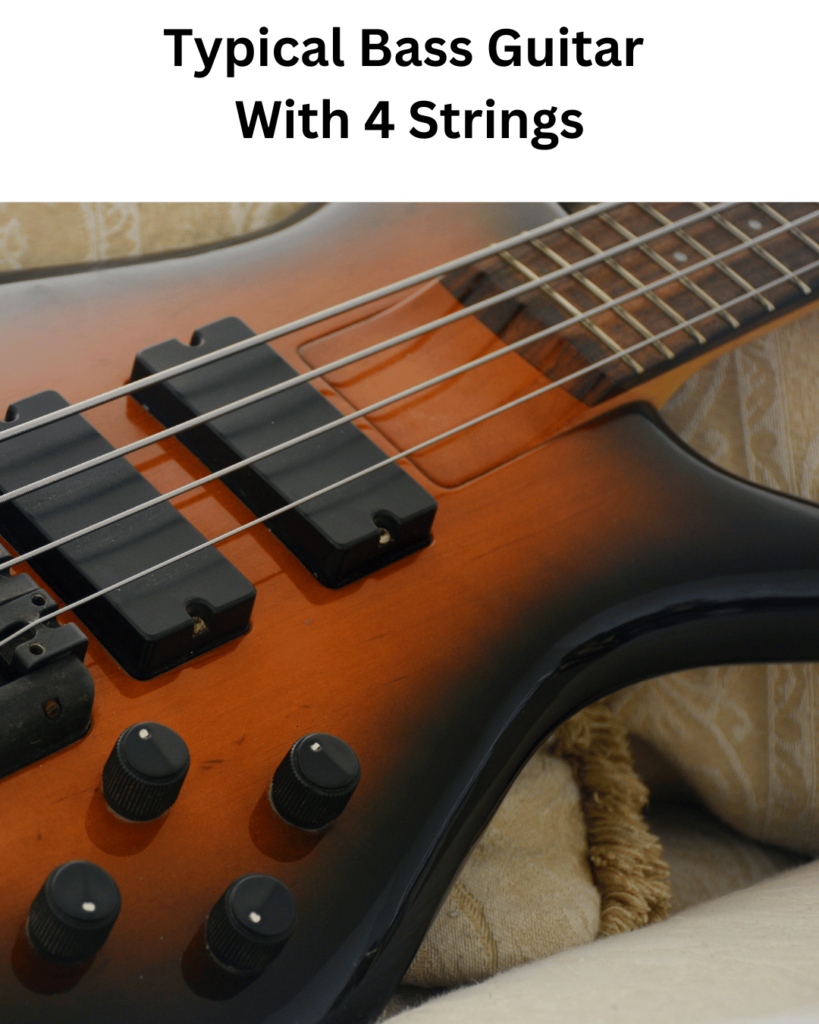 Electric 4 String Bass Guitar