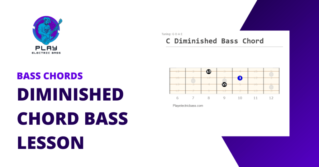 Diminished Chord Bass Lesson Featured Image